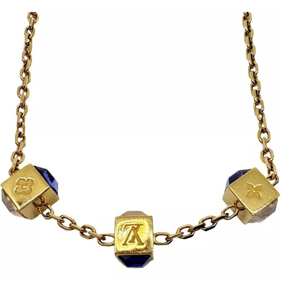 Authentic LOUIS VUITTON Collier Gambit Necklace - Picture 13 of 16